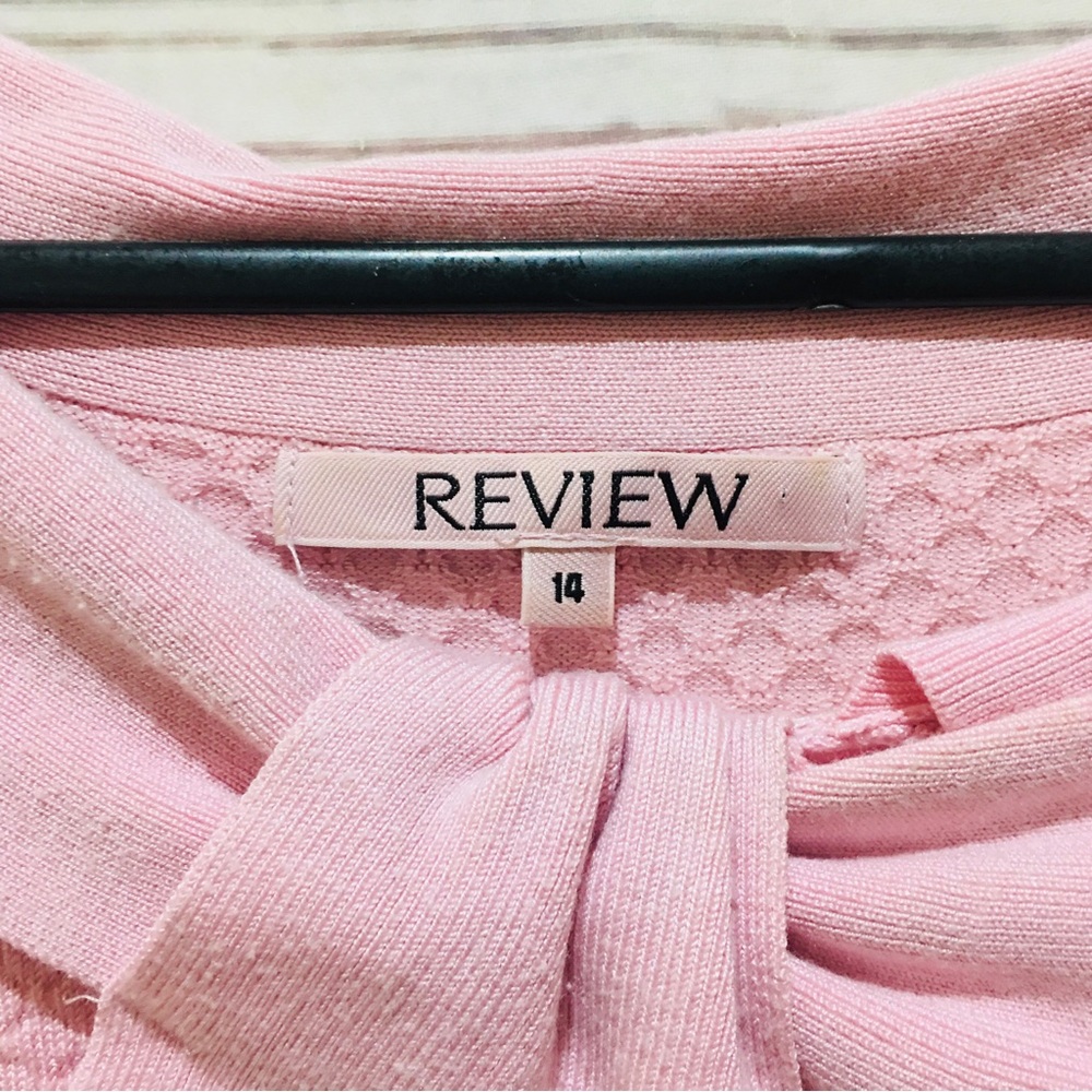 Review Sweater Knitwear Size 14 Pink - Picture 3 of 5
